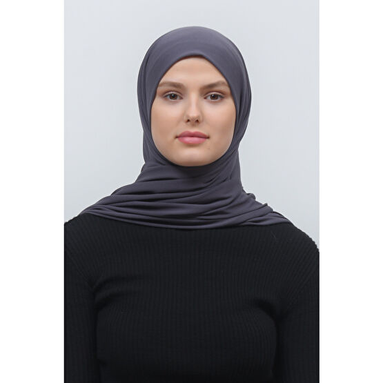 Altobeh Tesettür Penye Şal Düz Füme 180 x 70 Beden Şal Fiyatı