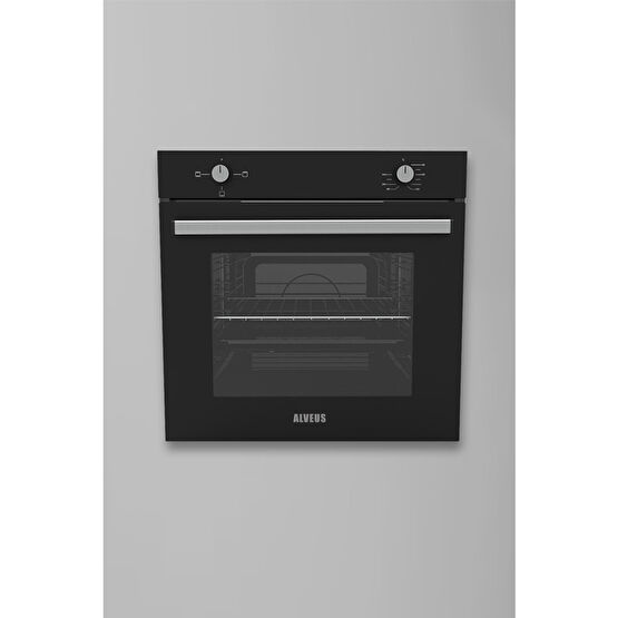 Alveus Mfa 604 Siyah Statik Ankastre Fırın Fırınlar Fiyatı