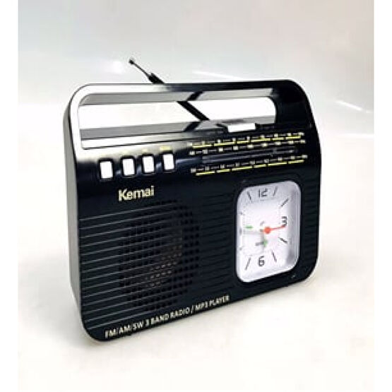 Analog Saatli FM Radyo Bluetooth Hoparlör Kemai MD-502BT USB TF AUX Destekli Hoparlör Alarmlı Saatler & Radyolar Fiyatı