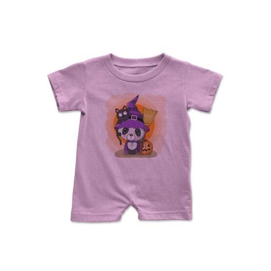 Angemiel B0435KBUT Pembe Baby Cadılar Bayramındaki Panda Kız Bebek Uyku Tulumu