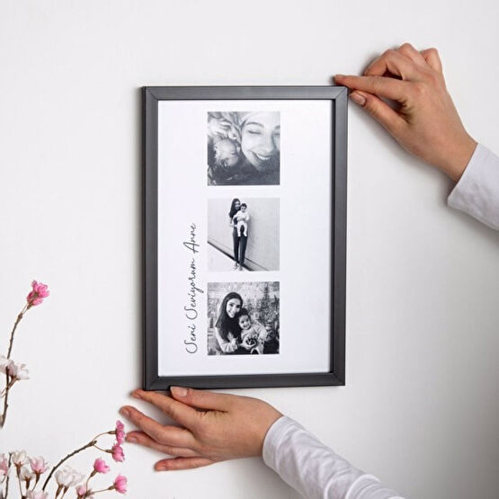 Anneye 3 Fotoğraflı 20x30 Yapışan Çerçeve