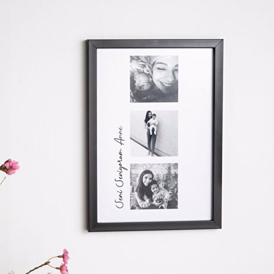 Anneye 3 Fotoğraflı 20x30 Yapışan Çerçeve