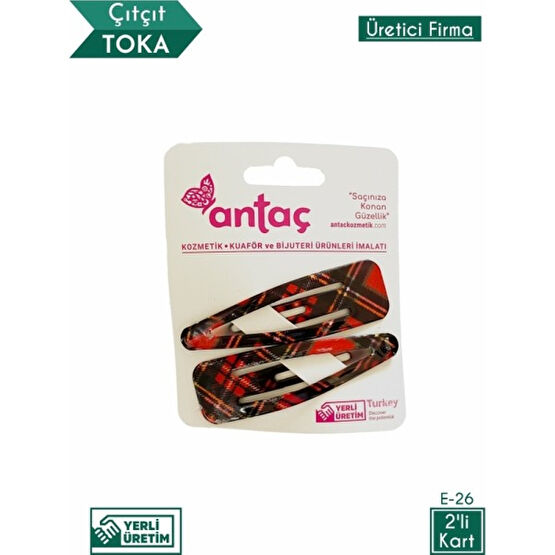 Antaç Çıtçıt Saç Tokası 2'li Büyük E-26 Toka, Taç & Saç Bandı Fiyatı