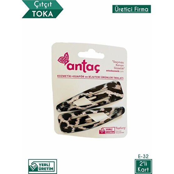 Antaç Çıtçıt Saç Tokası 2'li Büyük E-32 Toka, Taç & Saç Bandı Fiyatı