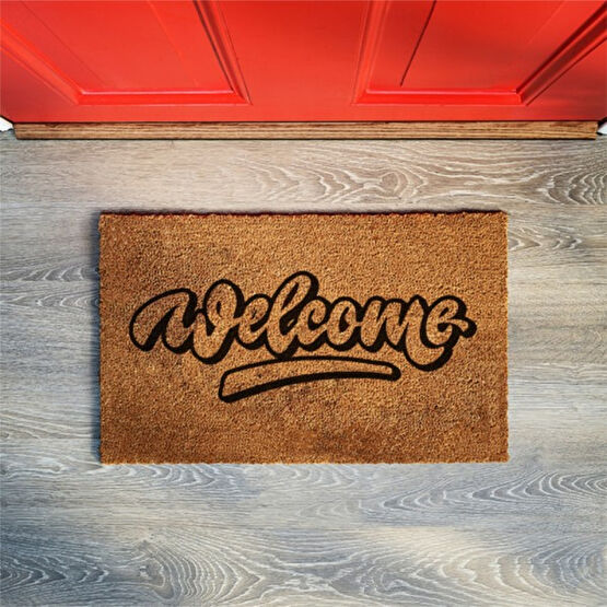 Antaç Kapı Önü Paspas Welcome 40X70 15 mm - 40 x 70 cm - Açık Kahve Paspas Fiyatı