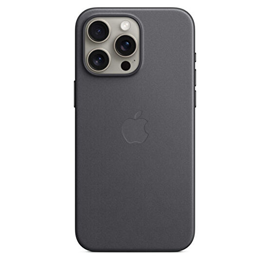 Apple Mt4v3zm/A iPhone 15 Pro Max Magsafe Özellikli Mikro Dokuma Siyah Kılıf Telefon Kılıfı Fiyatı