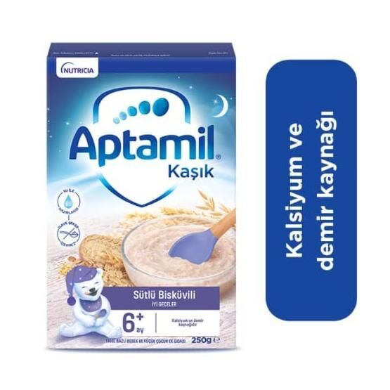 Aptamil 250 gr Sütlü Bisküvili Gece Kaşık Maması