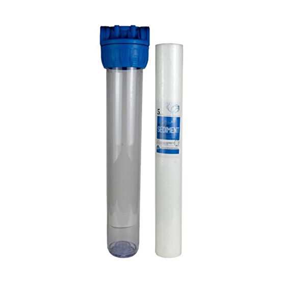 Aqua Bella 20'' Mavi Filtre Kabı ve Sediment Filtre Su Arıtma Cihazı Fiyatı