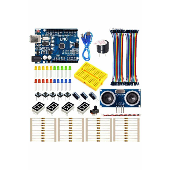 Arduino Uno Başlangıç Seti - 100 Parça Bilgisayar Yedek Parça Fiyatı