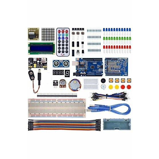 Arduino Uno R3 Full Başlangıç Seti 145 Parça 310 Adet Set Bilgisayar Yedek Parça Fiyatı