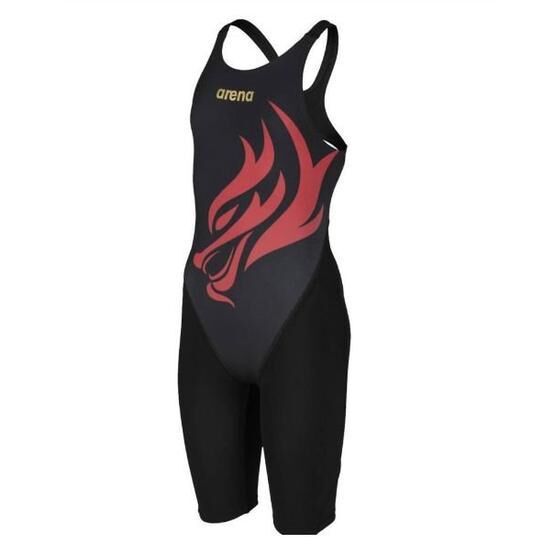 Arena G Powerskin ST 2.0 Kneeskin Limited Edition Gregorio Paltrinieri Siyah Kız Çocuk Mayosu
