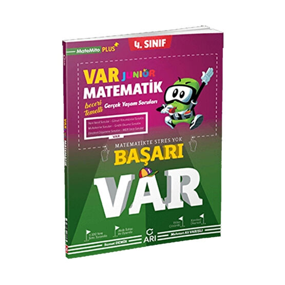 Arı Yayıncılık 4. Sınıf Matematik Var Junıor Soru Bankası Yardımcı Kitaplar Fiyatı