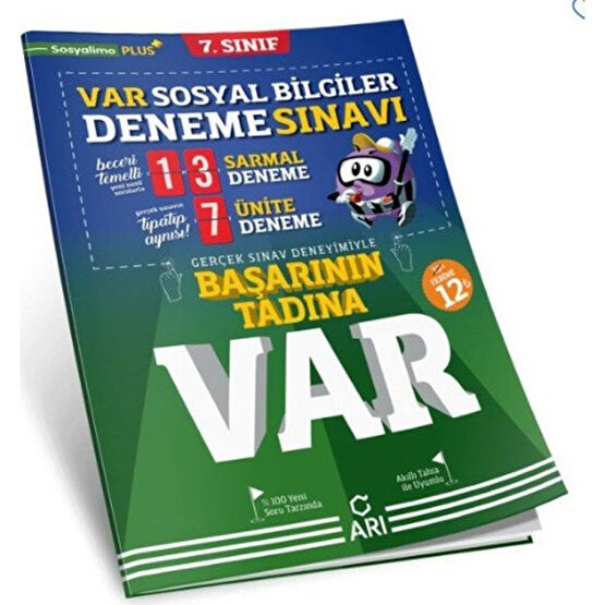 Arı Yayıncılık 7 Sınıf Var Sosyal Deneme Sosyal Bilgiler Fiyatı