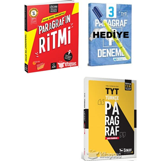 Arı Yayıncılık Paragrafın Ritmi + Sınav Paragraf Sb Set (Paragraf Deneme ve Fosforlu Kalem ) Temel Yeterlilik Testi (TYT) Fiyatı