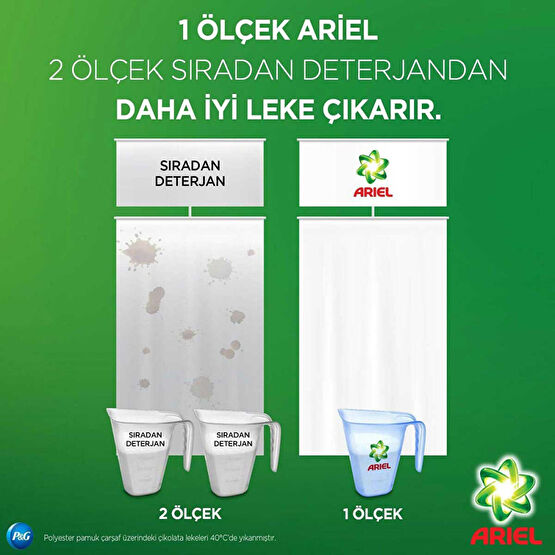 Ariel Toz Çamaşır Deterjanı 12 kg 80 Yıkama Dağ Esintisi Renklilere Öz