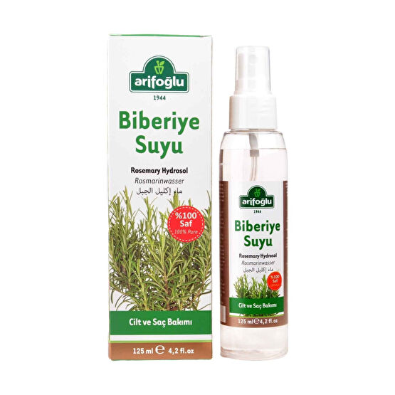 Arifoğlu Biberiye Suyu 125mL - Rosemary Hydrosol - Biberiye Hidrosölü Saç Bakım Losyonu / Toniği Fiyatı
