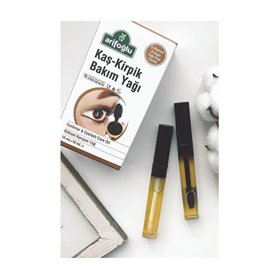 Arifoğlu Kaş Kirpik Bakım Yağı 20 ml Organik Argan Yağlı & Doğal E Vitaminli Göz Kremi Fiyatı