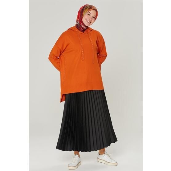 Armine 20KA2011 Yanık Oranj Kadın Tesettür Tunik
