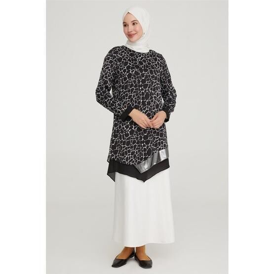 Armine 21YD9262 Siyah Tunik