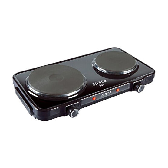 Arnica Gh25040 Duo Si̇yah Elektri̇kli̇ Ocak Buharlı Pişiriciler Fiyatı