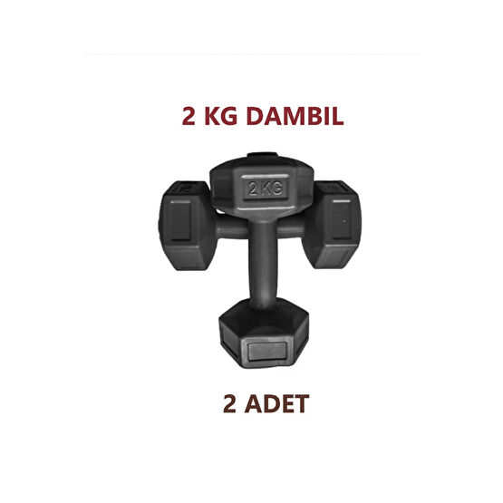 ARSUBY Arbentedarik Siyah Dambıl Seti 2 Kg X 2 Adet 4 Kg Ağırlık Seti Dumbell Set Dambıllar & El / Ayak Ağırlıkları Fiyatı