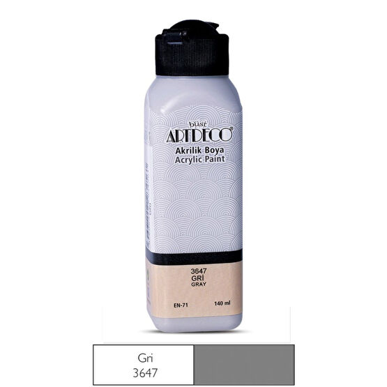 Artdeco Akrilik Boya 140 Ml. Gri 070r-3647 Akrilik Boya Fiyatı