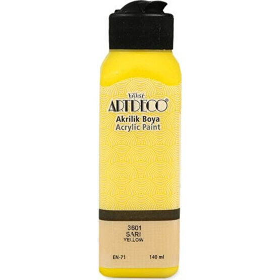Artdeco Akrilik Boya 140ml - Sarı