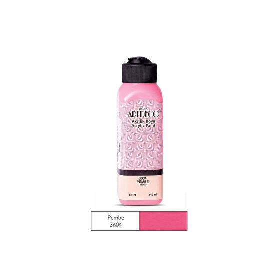 Artdeco Akrilik Boya 70r-3604 140 mm Pembe Akrilik Boya Fiyatı