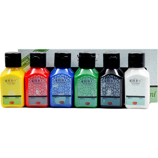 Artdeco Yıkanabilir Parmak Boyası (Ana Renkler) 6X75ML - Ana Renkler Yüz & Parmak Boyası Fiyatı