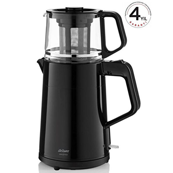 Arzum Ar3134 Dreamtea 1650 W Çay Makinesi - Siyah Çay Makineleri Fiyatı