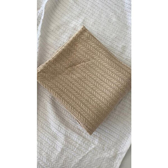 Asa Cotton %100 Pamuk Bebek ve Çocuk Pikesi, 100X120 cm - Açık Kahverengi Pike & Pike Takımı Fiyatı