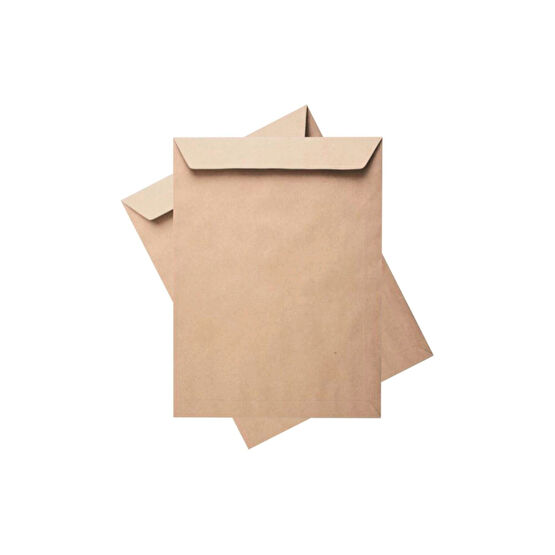 ASİL DOĞAN Torba Zarf Kraft 24x32 Cm 90 gr 50 Adet Gri Renkli Formula Zarf Fiyatı
