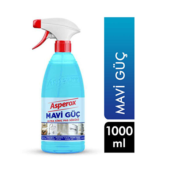 Asperox Mavi Güç Sprey 1000 ml Ultra Kireç Pas Sökücü