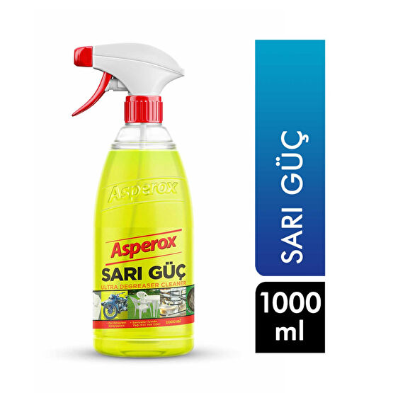 Asperox Sarı Güç Sprey 1000 ml Power Yağ ve Kir Çözücü