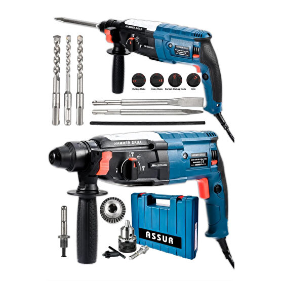 ASSUR Pro Kırıcı Delici Darbeli Hilti Matkap 2-28mm Kırıcı Deliciler & Kırıcılar Fiyatı