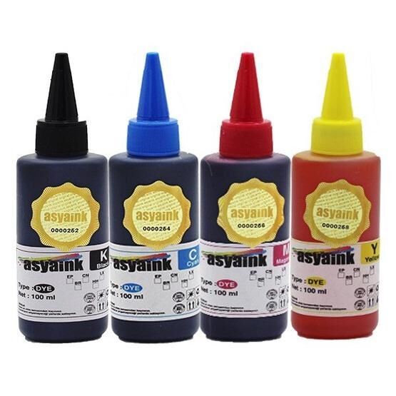 Asyaink 343 344 337 336 Uyumlu 4x100 ml Renkli Muadil Kartuş Dolum Set
