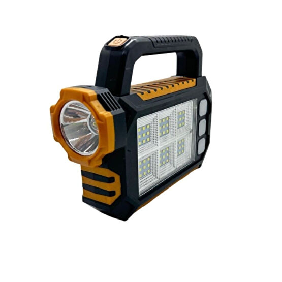 ataşbey PS-8029A 3 Mod lu Solar Güneş Panelli Powerbank+USB Çıkış Ultra Güçlü Ledli Şarjlı Fener + Işıldak El Feneri Fiyatı