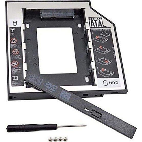 Atech 12.7mm HDD Caddy Notebook DVD SSD Kutu Sata Laptop 4717A Notebook HDD Kutuları Fiyatı