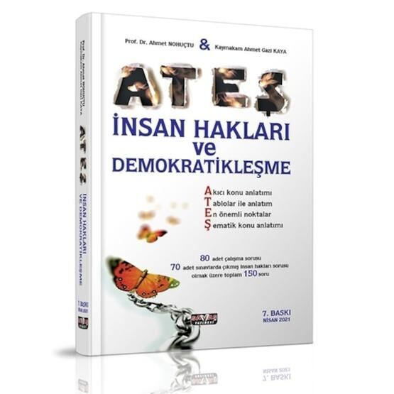 Ateş 2021 İnsan Hakları ve Demokratikleşme Konu Anlatımı - Savaş Yayınevi