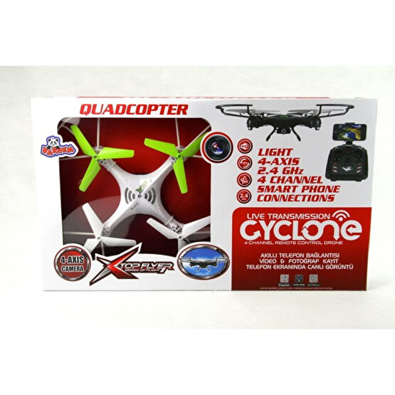 En Ucuz Attop YD 212 Wifi Drone Quad Kumandal Helikopter Canl Online zle Beyaz