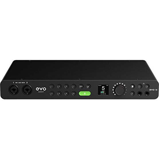 Audient Evo 16 | Yüksek Kalite Usb-C Ses Kartı: 24-Giriş/24-Çıkış 24-BIT/96KHZ, 8 Evo Mikrofon Preamp - Siyah Stüdyo ve Sahne Ekipmanları Fiyatı