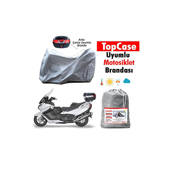 AutoEN Honda PCX 150 ARKA ÇANTA UYUMLU Motosiklet Brandası A080 Motorsiklet Brandaları Fiyatı