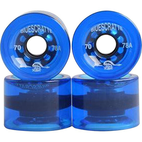 Aututer 4x 78A Kaykay Tekerlekleri Yüksek Performanslı Longboard Roller Kaykay Parçaları Koyu Mavi (Yurt Dışından) Kaykay Fiyatı