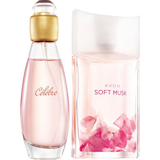 Avon Celebre ve Soft Musk Kadın Parfüm PAKETI100 ml Kadın Parfümleri Fiyatı