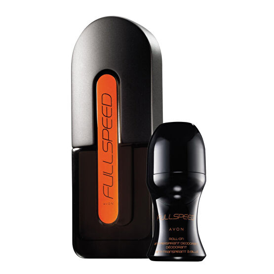 AVON Full Speed Erkek Parfüm Edt 75 Ml. Ve Full Speed Erkek Roll On 50 Ml. Paketi