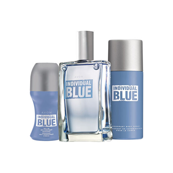 AVON Individual Blue Deodorant Rollon 3lü Set