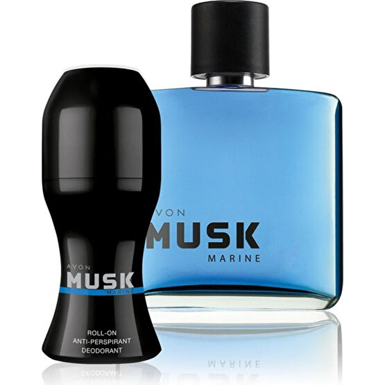 Avon Musk Marine Erkek Parfüm ve Musk Marine Erkek Rollon Seti Erkek Parfümleri Fiyatı