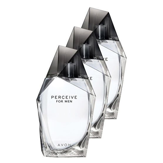 AVON Perceive Erkek Parfüm Edt 100 Ml. Üçlü Set