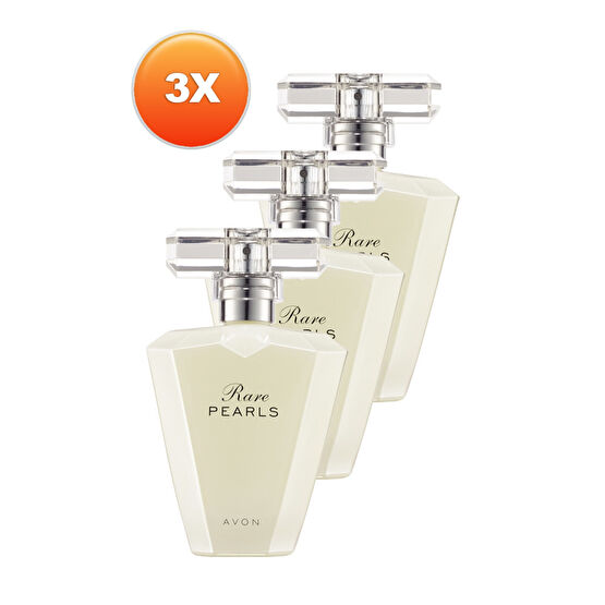 AVON Rare Pearls Kadın Parfüm Edp 50 ml 3lü Set