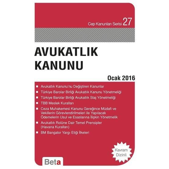 Avukatlık Kanunu - Remzi Özmen